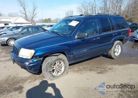 2000 Jeep Grand Cherokee Limited z USA, uszkodzony, nr VIN 1J4GW58N8YC325400
